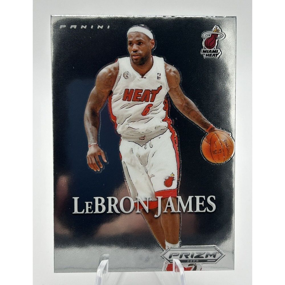 LeBron James 2023-24 Panini‎ Prizm Deca #8 Most Valuable Player MVP Insert Heat
